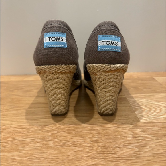 Toms Shoes - TOMS Women's Charcoal Wedge Shoes